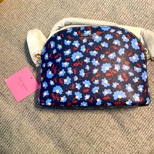 NWT Kate Spade spencer party floral small dome crossbody.